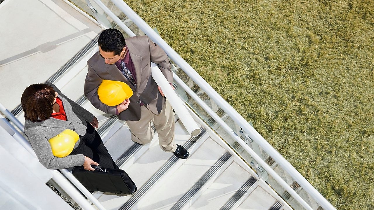 Collaborateurs de Shell à la pause déjeuner