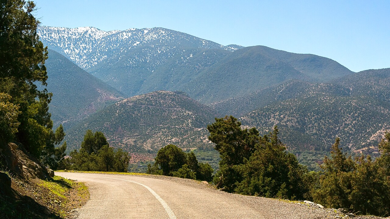 Vers les montagnes de l’Atlas