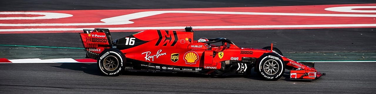 Ferrari car 2019 on race track