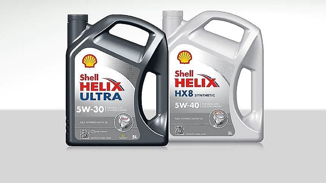Gamme huiles moteur Shell Helix 100% synthétique