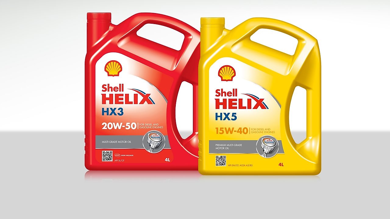 La gamme Shell Helix minérale